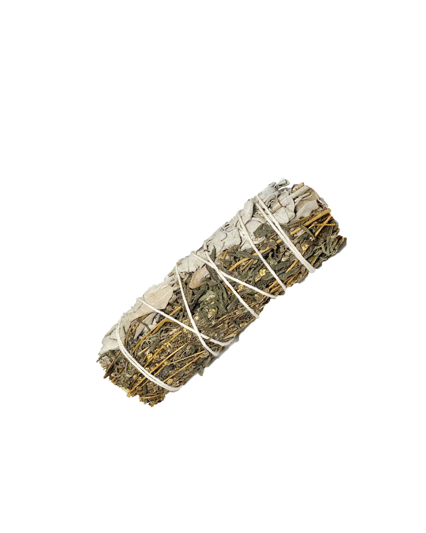 White Sage Mugwort Smudge Stick